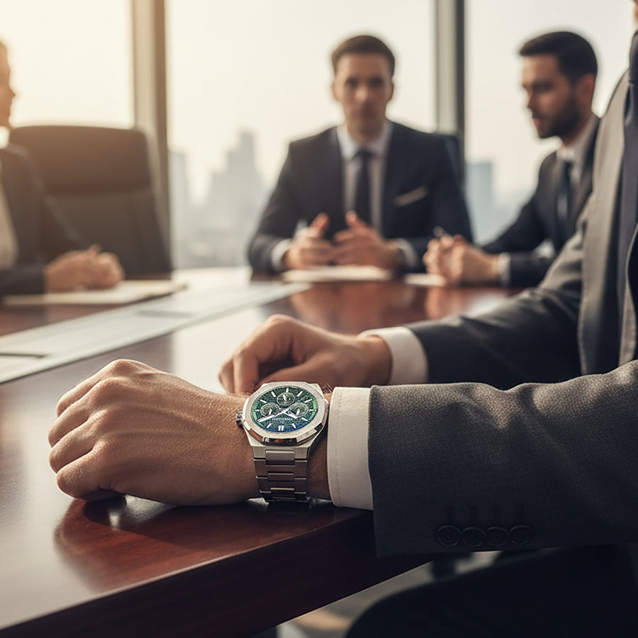 AURORA NOVA Multi Function Green Silver