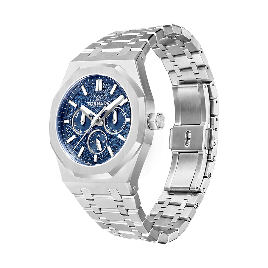 AURORA NOVA Multi Function Blue Silver