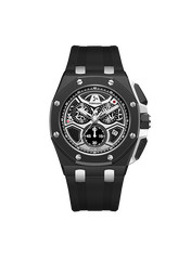 TORNADO Men's Chronograph Black Dial Watch - T25103-BSBB