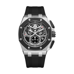 LUMINA CHRONOSPHERE Chronograph Silver Black