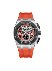 TORNADO Men's Chronograph Red with Black Dial Watch - T25103-SSRRB