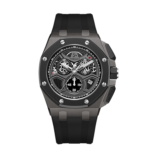 LUMINA CHRONOSPHERE Chronograph Black and Gunmetal