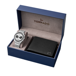 SET BOX Chronograph Silver