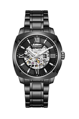 Tornado  Men's Automatic Black Dial Watch - T7316-BBBBW