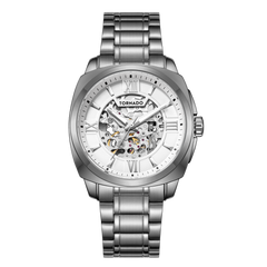 Tornado Men's Automatic White Dial Watch - T7316-XBXW
