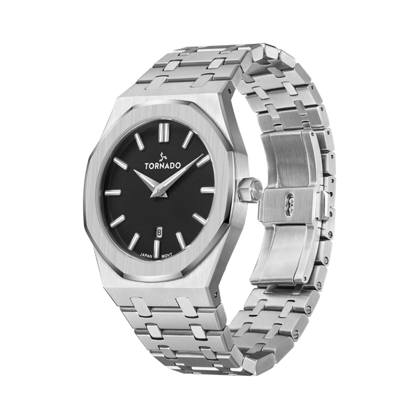 AURORA ECHO Analog Black Silver